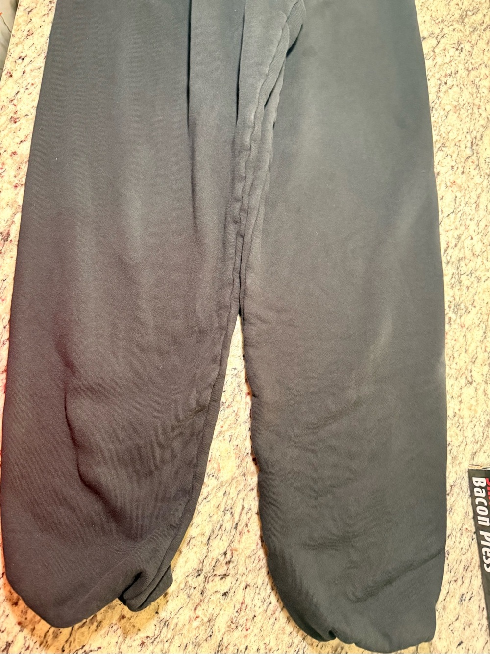 ♡ Joah Brown Oversized Jogger Black French Terry - Picture 9 of 15